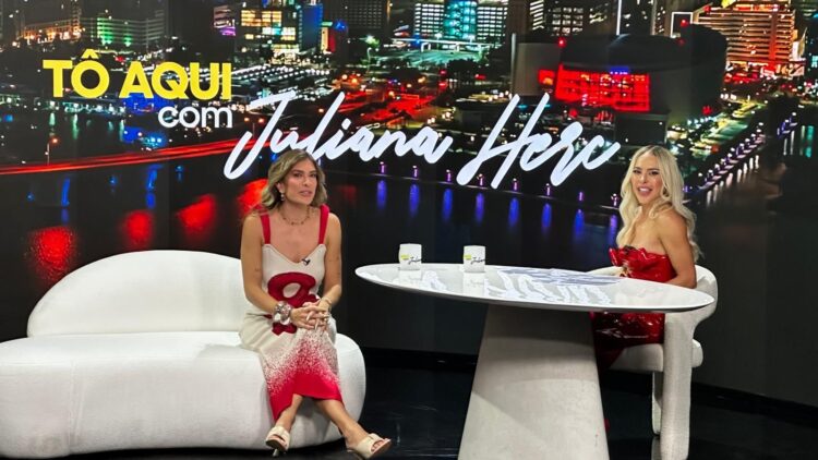 Juliana Herc Estreia “Tô Aqui Com Juliana Herc” Na Record News Com Participação Especial De Lore Improta