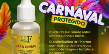 HF Pharma alerta para cuidados no Carnaval e reforça uso de antimicótico com extrato de melaleuca para proteção das unhas