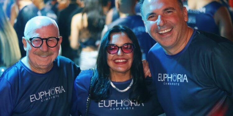 Gottino, Fabíola Reipert e Lombardi prestigiam a segunda noite de Carnaval no Camarote Euphoria em São Paulo