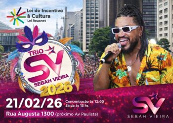 Mega Bloco Trio Sebah Vieira promete agitar o Carnaval 2026 com cinco horas de música , diversidade e convidados