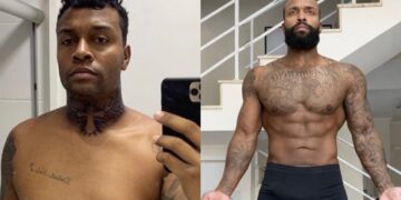 Irreconhecível! Após sair dos holofotes por quase dois anos, Nego Di ressurge com corpo completamente transformado e mira nova fase profissional no fisiculturismo