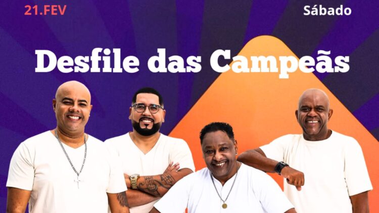 Camarote Euphoria celebra o Desfile das Campeãs com shows de Renato da Rocinha e Um Toque A Mais no Anhembi
